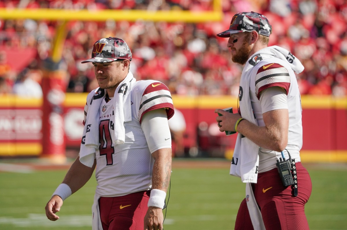 Taylor Heinicke has filled in for an injured Carson Wentz, the Commanders are 7-5 and currently a playoff team.